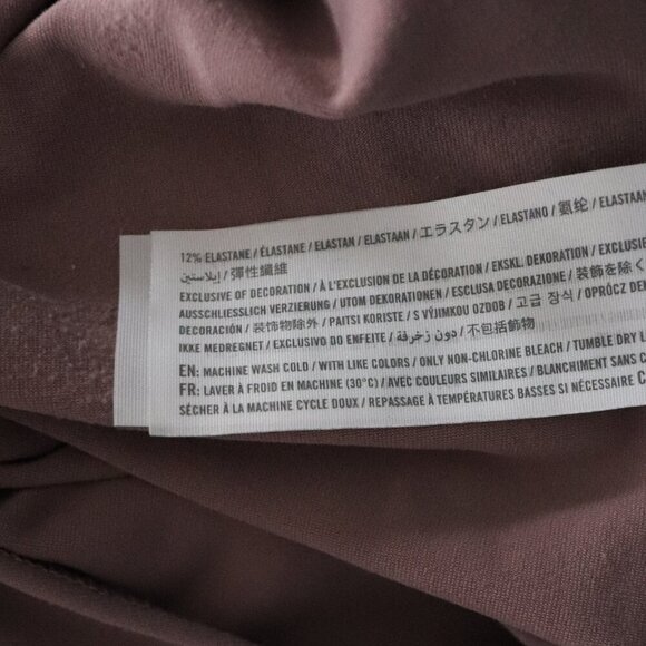 Abercrombie & Fitch Women's Sz XS Pink Scoop‎ Neck One Piece Stretch Bodysuit - Picture 13 of 13